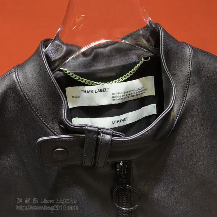 OffWhite男裝 最高品質 19/20FW新款皮衣 off秋冬新款皮衣外套  tzy2378